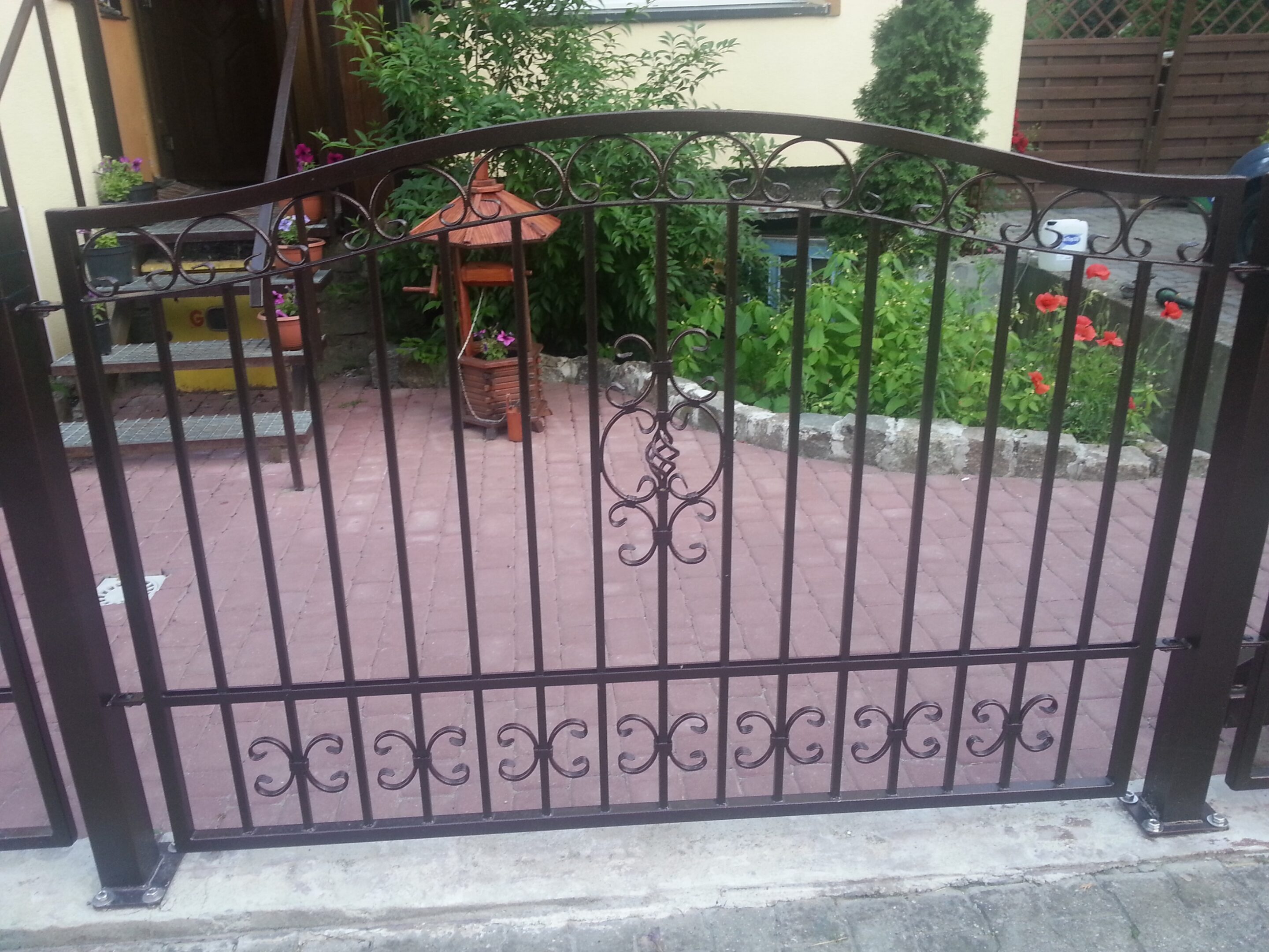 Ogrodzenie brama metalowa zofkam